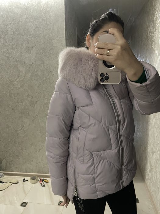 Натуральний пуховик в ідеальному стані