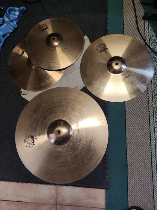 Set pratos Paiste vintage