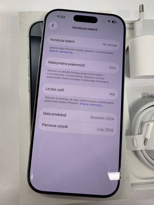 iPhone 16 Pro 128GB Biały