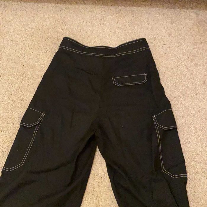 Широкі чорні брюки Monki
