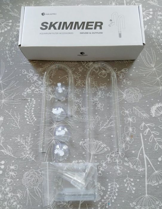 Wlot i wylot ze skimmerem 12/16 NOWY