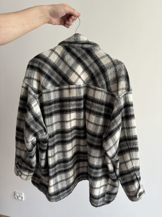 Трендова утеплена сорочка Zara