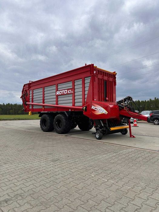 Przyczepa samozbierająca do zielonki METAL-TECH ROTO 10 ton | OD RĘKI