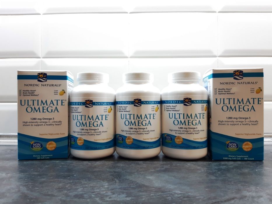Nordic Naturals, Ultimate Omega-3 (180 капс.), омега-3 триглицериды