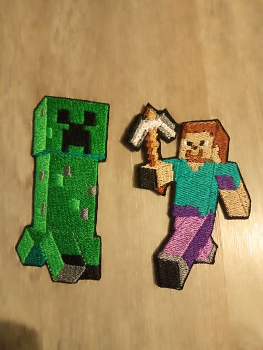 Minecraft. Komplet naszywek