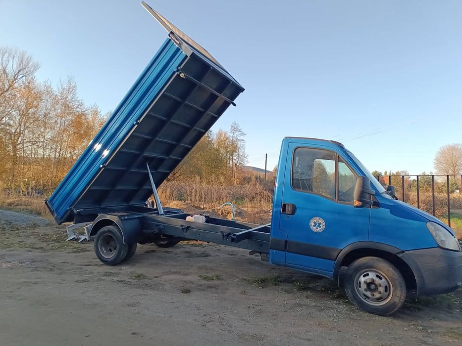 Iveco 50c15 nowy kiper wywrotka 4.10x2.10x 50cm na kat b hak 3.5t klim