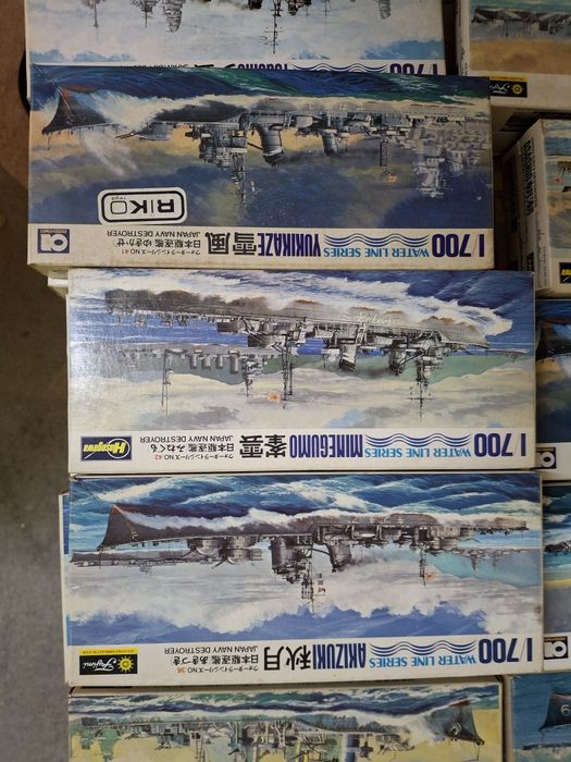 Kits vintage novos navios guerra segunda guerra mundial tamiya fujimi etc