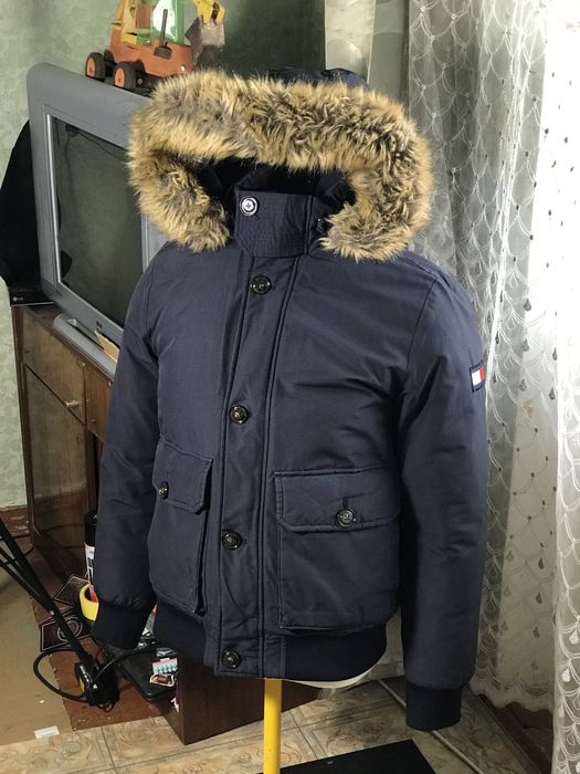 €350 Tommy Hilfiger Мужской пуховик (Пух-Перо) Hampton Down Bomber (S)