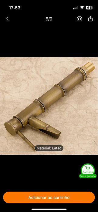 Torneira vintage64751172841090122