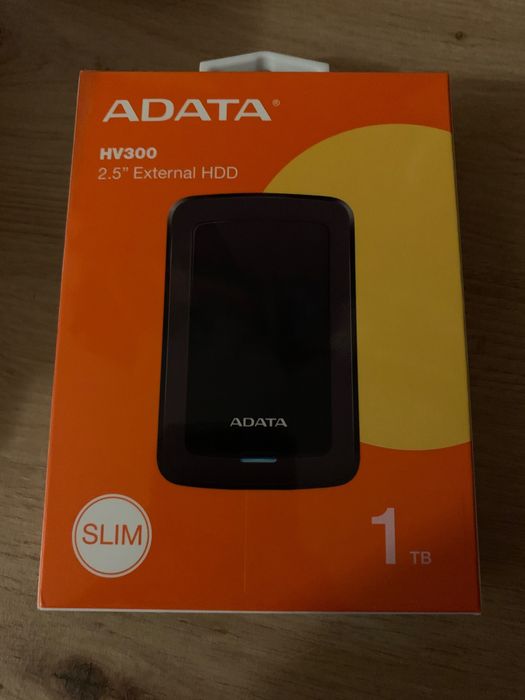 Dysk przenośny ADATA HV300 1TB czarny
