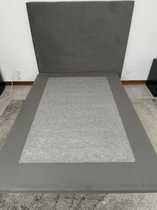 Cama veludo com colchao incluido 140x160