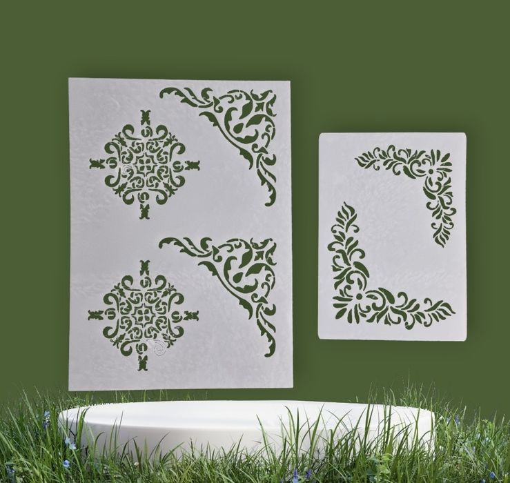 2 szt -Szablony, malarski, DIY, scrapbookingu, meble, Nr M 4