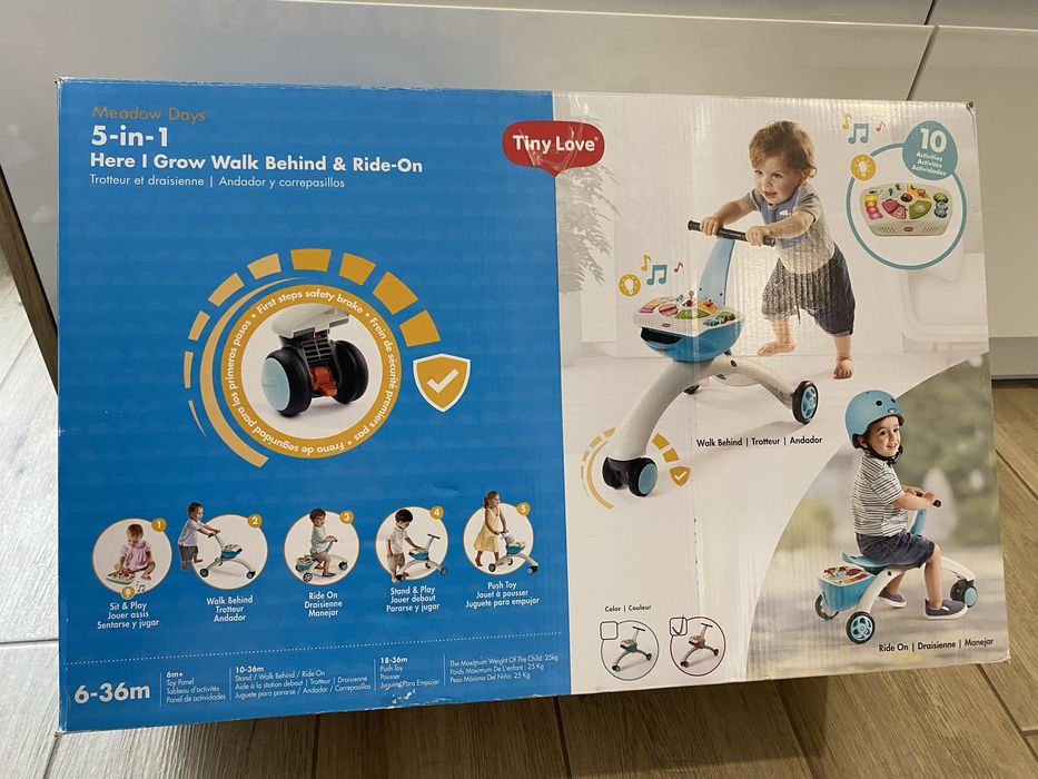 Толо-байк Tiny Love 5 в1 Рожевий ,велобіг, ходунки.