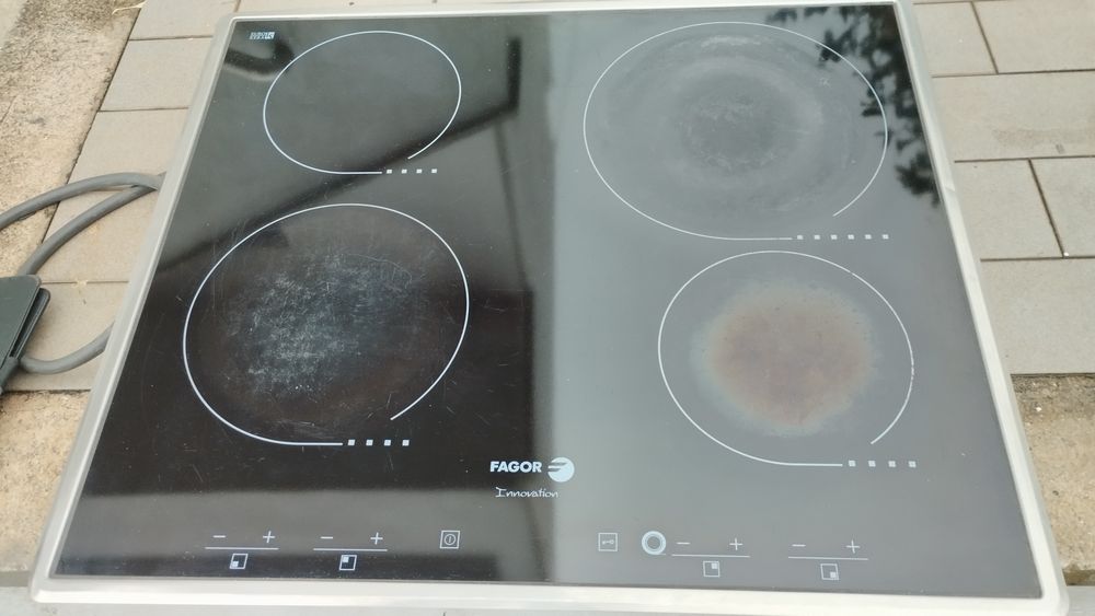 Placa vidro cerâmica tatil da Fagor