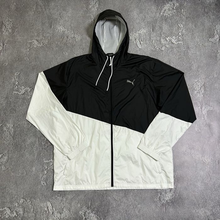 PUMA вітровка чорно-біла 2XL розмір оригінал ІДЕАЛЬНИЙ стан