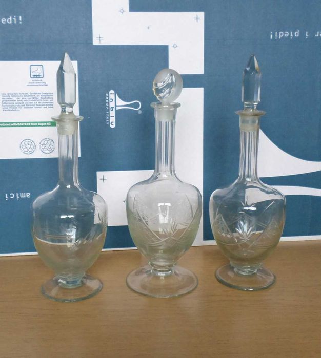 Продам раритетные и винтажные графины, стаканы,  хрустальные кружечки