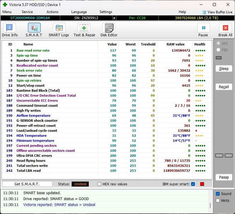 Жорсткі диски (HDD) Seagate та Western Digital (WD)
