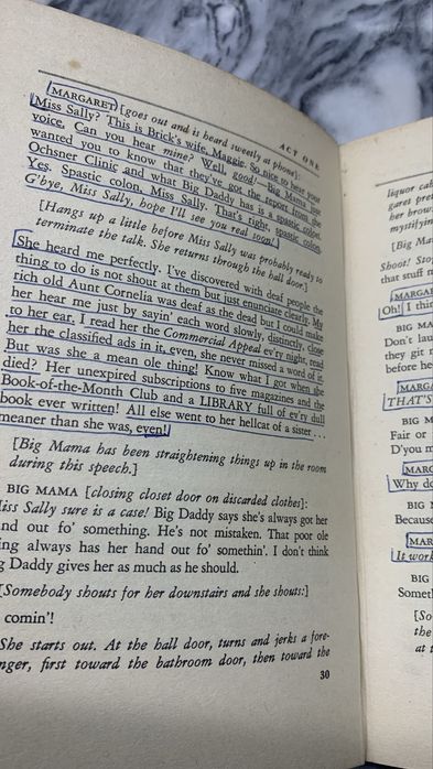 Cat On A Hot Tin Roof - Tennessee williams