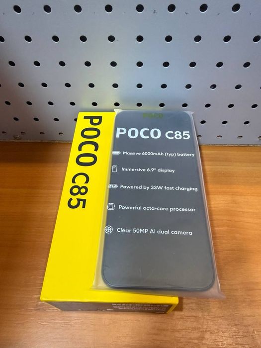 Xiaomi Poco C85 8/256GB Black (with charger) (Global Version)
