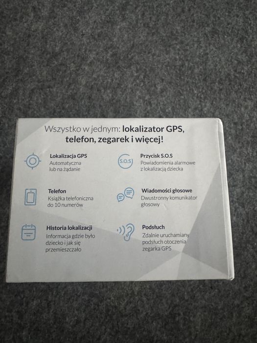 Zegarek z GPS dla dziewczynki LOCON