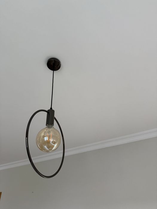 Candeeiro Teto Circulo Anel Sala