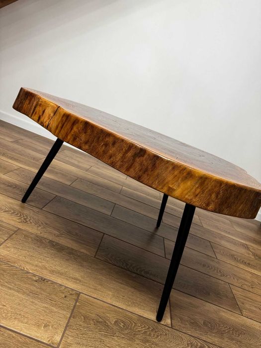 Stolik kawowy / drewno / loft / żywica / ogromny