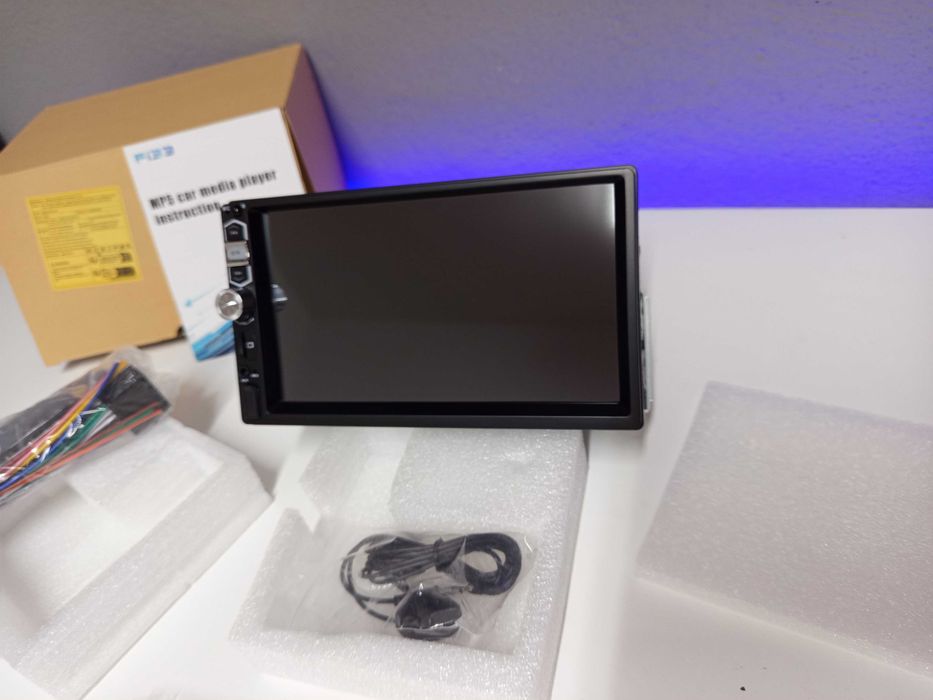 Rádio 1 Dim carplay Bluetooth USB MP5/Novo