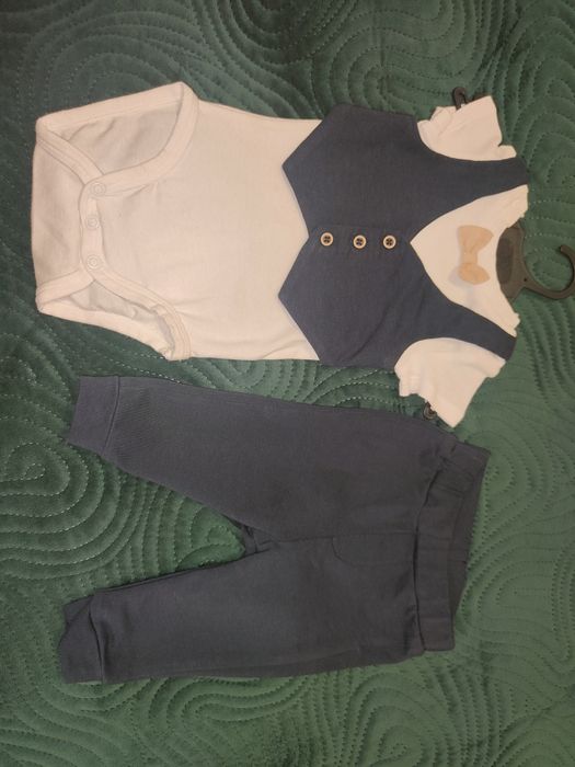 Elegancki komplet dla chłopca  56 granatowy H&M