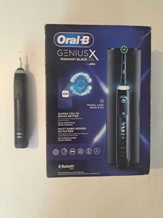 USZKODZONA Oral-B Genius X Midnight – Szczoteczka elektryczna