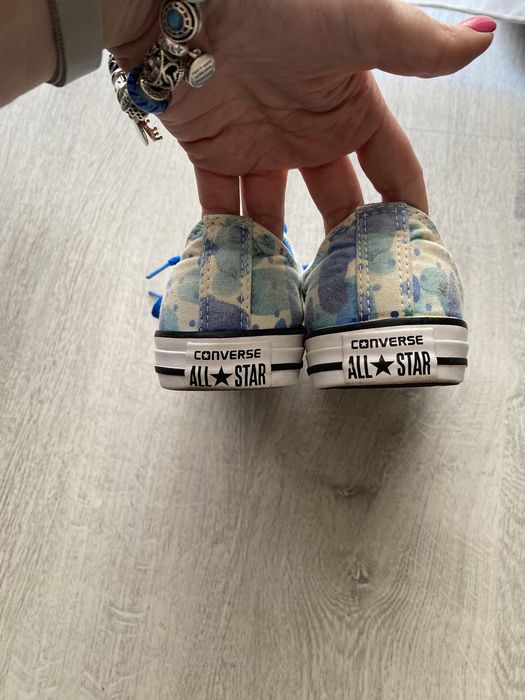 Trampki Converse z akwarelowym wzorem