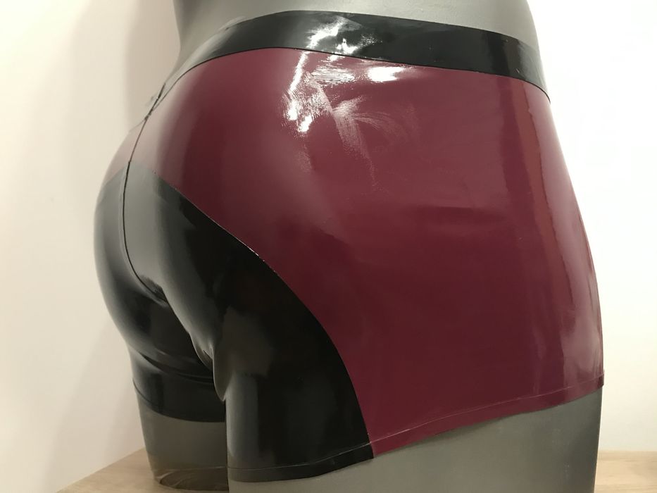 Bokserki męskie latex lateks