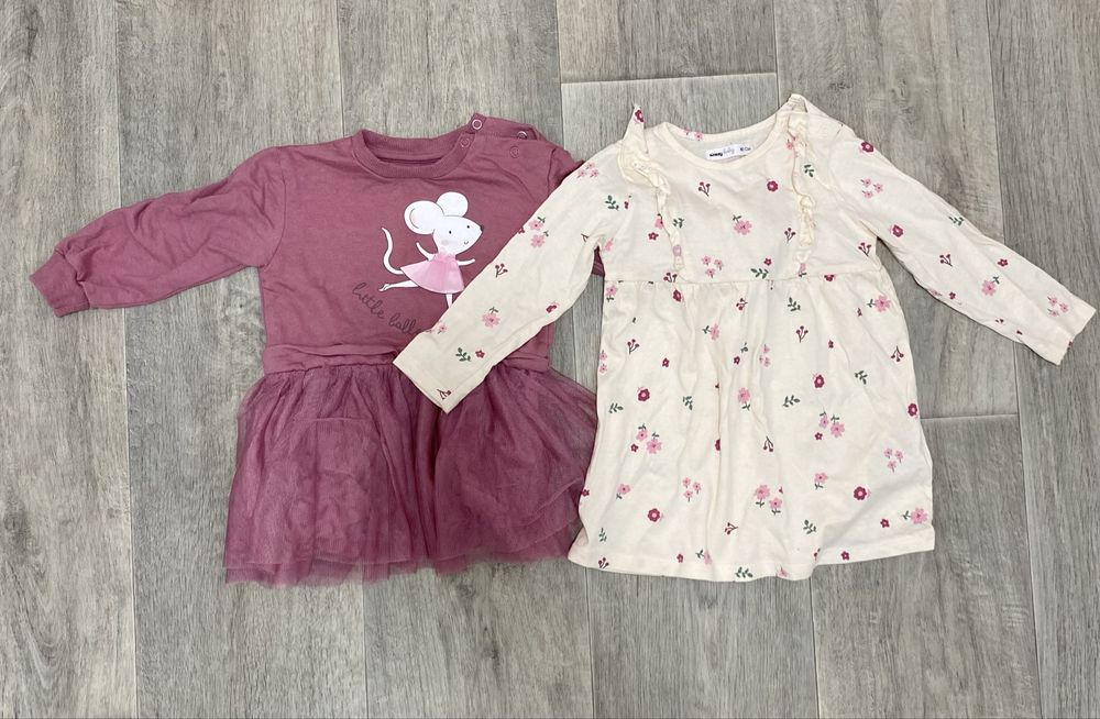 Сукня 9-12 місяців 80 см / дві сукні Sinsay