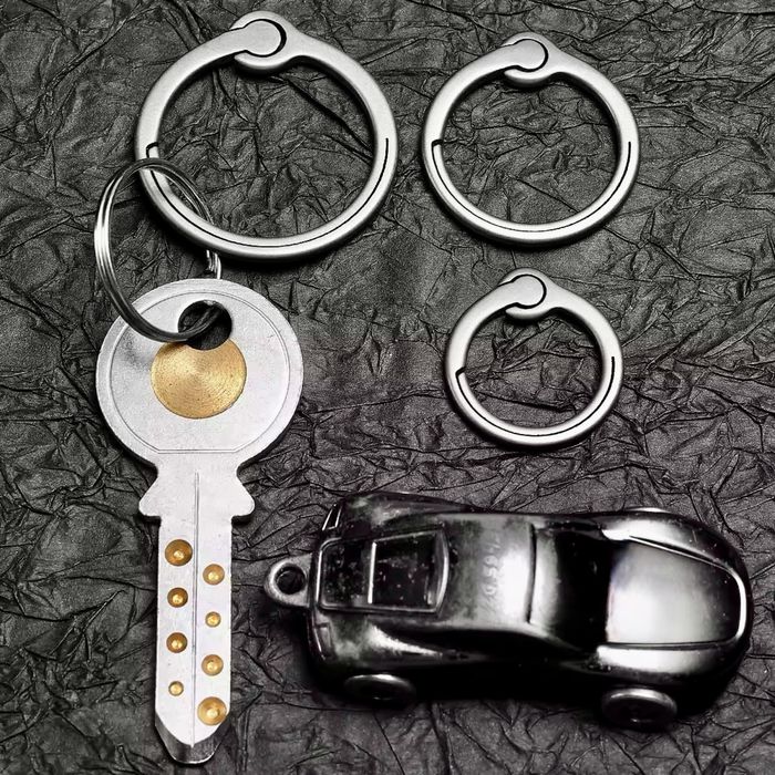 EDC ‼️ Титанові кільця для ключів. Набір 2 шт.