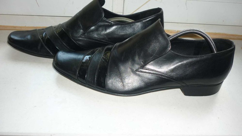 Kurt Geiger- skórzane męskie półbuty wizytowe  r; 45