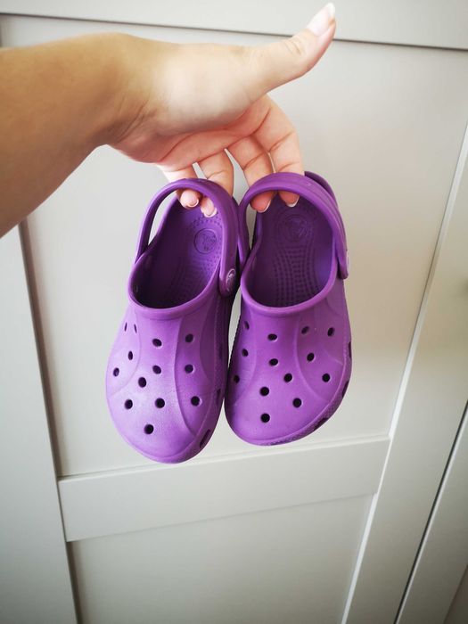 Crocs  buty sandały fioletowe C10/11  27-28