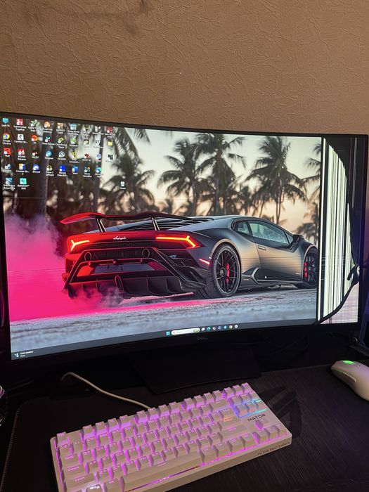 Монітор DELL S3220DGF 32ʼʼ 144 Ггц з дефектом