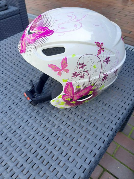 Kask narciarski dziewczęcy