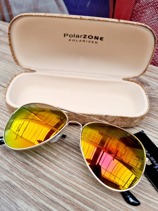 Nowe modne okulary przeciwsłoneczne lustrzane Aviator Revers