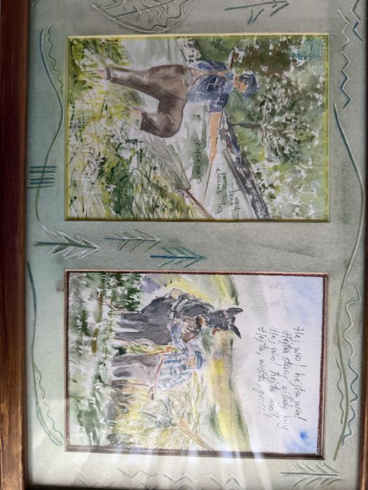 Hania Raczak – oryginalna akwarela | format panoramiczny 52×25 cm