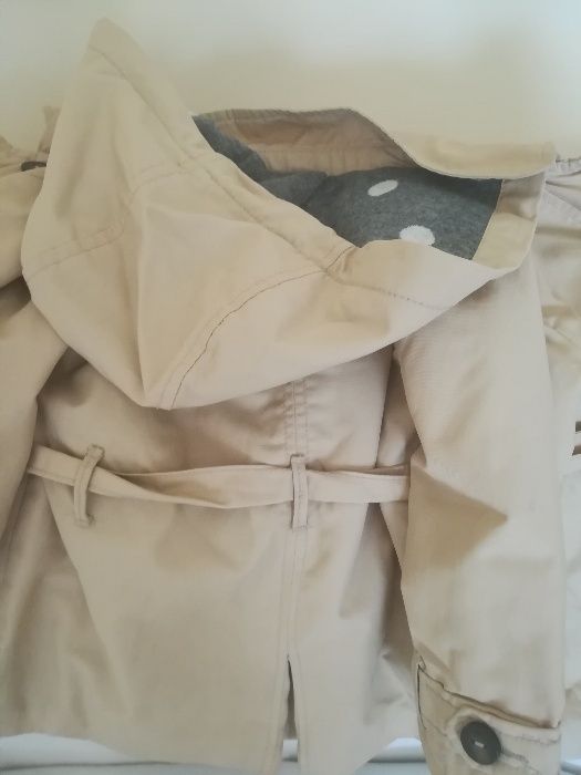 Casaco gabardine Zara forrado