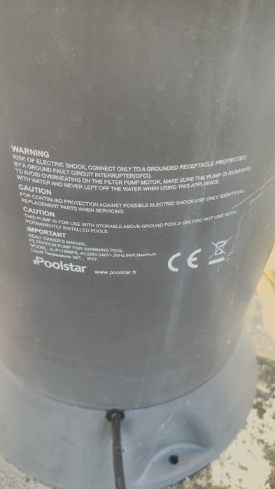 Filtro de piscina / a areia    marca POOLSTAR