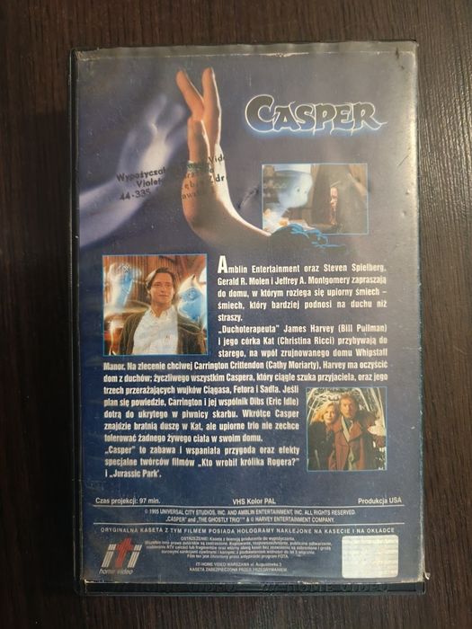 Casper i co, nie ma duchów VHS