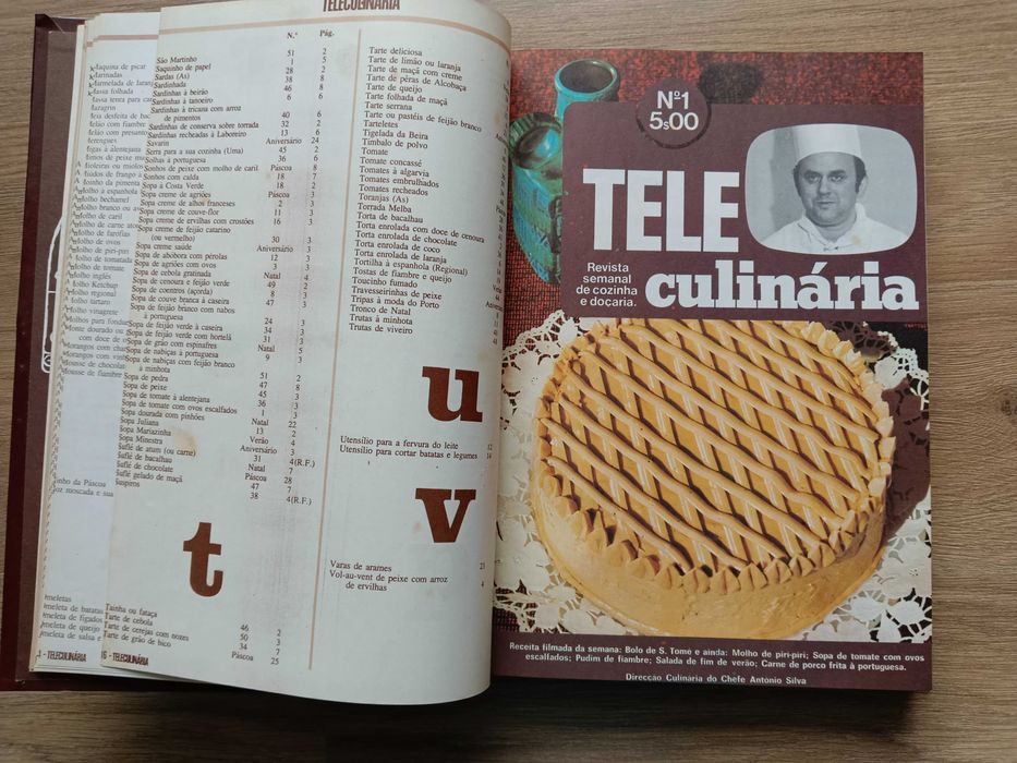 Tele Culinária 1 a 52 do Chefe António Silva