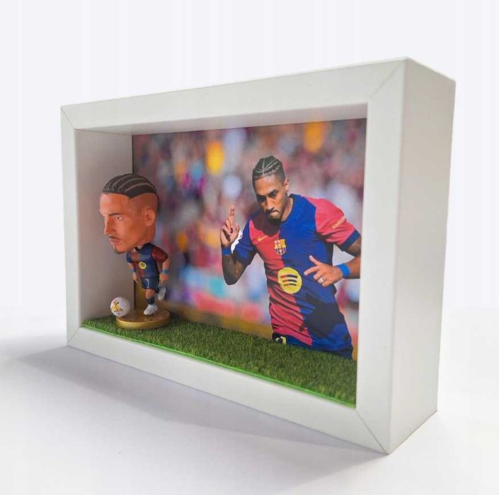 Nowa figurka Raphinha FC Barcelona + dekoracja