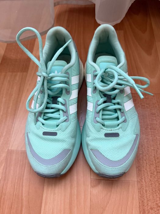 adidas ZX 1K Boost 'Bold Logo Graphic - Clear Mint'