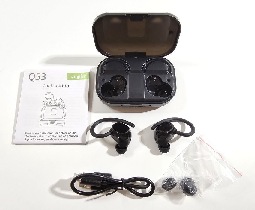 Słuchawki bezprzewodowe Bluetooth Pomuic Q53 Proo wodoszczelność IP7