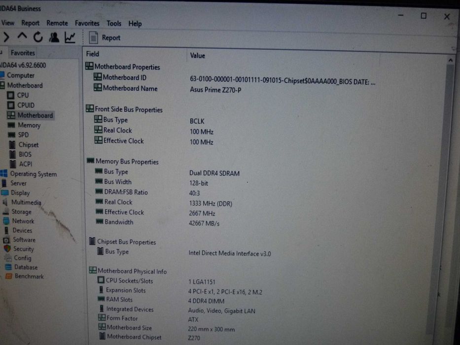 Asus Prime Z270-P + Intel Xeon E3-1220 V5 (1151)