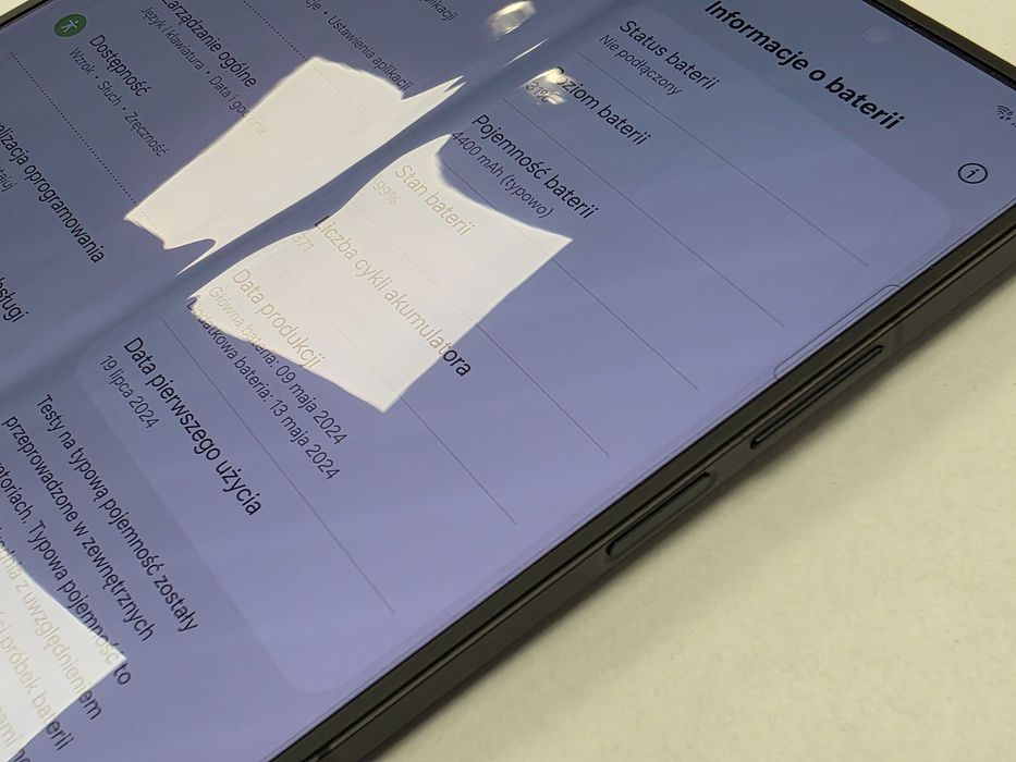 Samsung Galaxy Z Fold6/ 12GB/ 512GB/ Crafted Black/ Grade A- + ładowarka/ 99%/ z Samsung Store