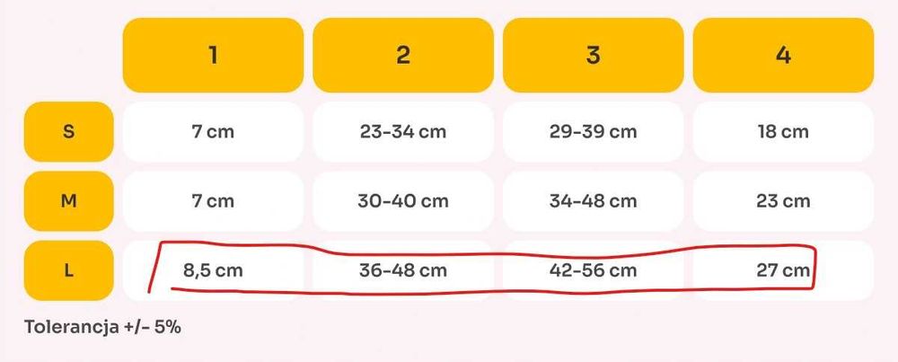 Szelki chaba rozmiar L