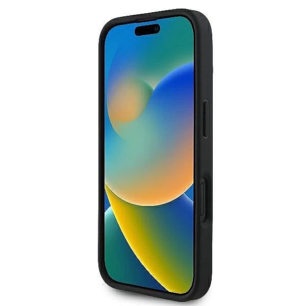 Etui Karl Lagerfeld Quilted Signature na iPhone 16 Plus - czarne